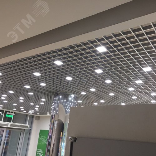 Светильник светодиодный потолочный встраиваемый ДПО ULP-1010 7W/4000К IP40 GRILYATO WHITE, белый свет (4000K), 788Лм, для ячеек 100x100мм, корпус белый, в комплекте с и/п, ТМ - фото 6