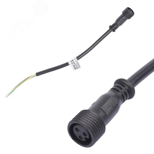 "Провод 25 см для подключения в линию прожекторов линейных 220V серии L52, L53. Разъем ""мама"" UCX-LL2/L52-10M 220V BLACK " - артикул UL-00008845