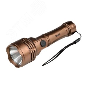 S-LD044-C Brown Фонарь Uniel серии Стандарт «Simple Light — Gambit», пластиковый корпус, 0,5 Watt LED, упаковка — кламшелл, 2хАА н/к, цвет коричневый (SLD044CBRN) - UNIEL