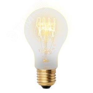Лампа накаливания декоративная ЛОН 60 вт 300 Лм Е27 VintageL-V-A60-60/GOLDEN/E27 SW01 - UNIEL
