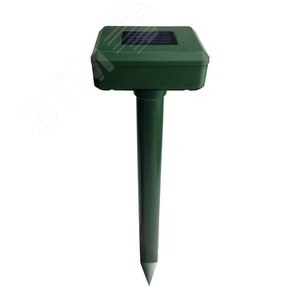 UDR-S50 SOL GREEN Устройство для отпугивания кротов и змей, на солнечной батарее. Изменяющаяся частота вибрации. Аккумулятор в/к. IP44. Зеленый. TM Uniel (UDRS50SOLGREEN) - UNIEL