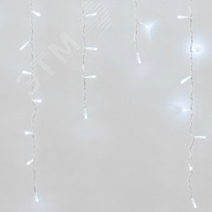 Бахрома светодиодная со статическим свечением 3м соединяемая 200 светодиодов белый провод ULD-B3010-200/SWK WHITE IP67 4