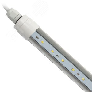 Светильник светодиодный для птиц линейный         ULY-P60-10W/SCEP/K IP65 DC24V WHITE,650мм,c       коннектором.Спектр для яйценоскости. (UL-00001695) - UNIEL