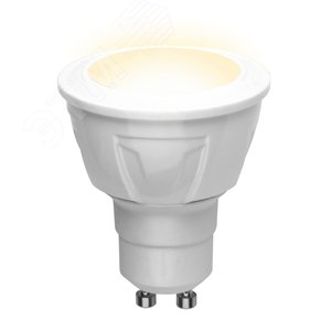 Лампа светодиодная LED 6вт 175-250В Форма JCDR матовый 500Лм GU10 3000К ЯРКАЯ - UNIEL