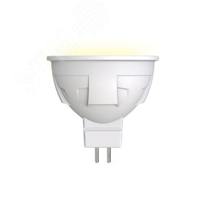 Лампа светодиодная LED 6вт 175-250В Форма JCDR матовый 500Лм GU5.3 3000К ЯРКАЯ - UNIEL