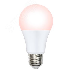 Лампа светодиодная диммируемая для птиц, спектр для яйценоскости, LED-A60-9W/SCEP/E27/FR/DIM IP65 PLO65WH - UNIEL