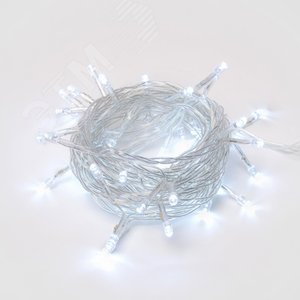 ULD-S0500-050/DTA WHITE IP20 Гирлянда светодиодная с контроллером, 5м. 50 светодиодов. Белый свет. Провод прозрачный. ТМ Uniel (UL-00005259) 3