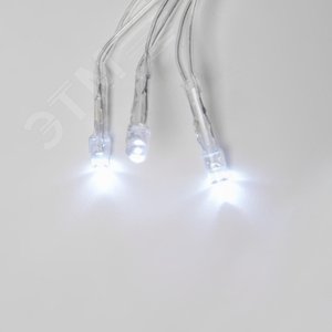 ULD-S0500-050/DTA WHITE IP20 Гирлянда светодиодная с контроллером, 5м. 50 светодиодов. Белый свет. Провод прозрачный. ТМ Uniel (UL-00005259) 4