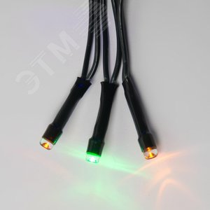Гирлянда светодиодная, 20 м 200 светодиодов ULD-S2000-200/DGA MULTI IP20 разноцветный свет зеленый провод - фото 4