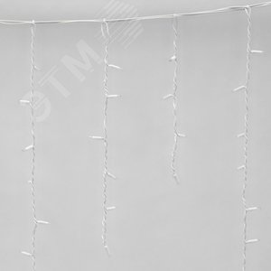 Бахрома светодиодная со статическим свечением 3м соединяемая 200 светодиодов разноцветный цвет белый провода ULD-B3010-200/SWK MULTI IP67