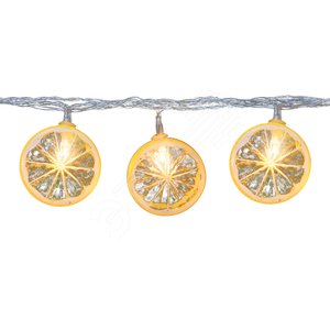 ULD-S0400-010/STB/2AA WARM WHITE IP20 LEMON Гирлянда светодиодная на батарейках 2AA (не в/к), «Лимон», 4м. 10 светодиодов. Теплый белый свет. Провод прозрачный. TM Uniel. (UL-00003391)