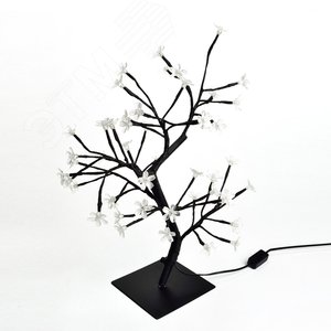 ULD-T3545-048/SBA PINK IP20 SAKURA  Дерево светодиодное Сакура, 45 см. 48 светодиодов. Розовый свет. Провод черный. TM Uniel. (UL-00001401) - UNIEL