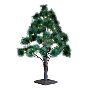 ULD-T5090-056/SBA WARM WHITE IP20 PINE Дерево светодиодное Сосна, 90 см. 56 светодиодов. Теплый белый свет. Провод черный. TM Uniel. - UNIEL