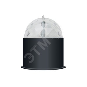 Светодиодный светильник-проектор ULI-Q302. Серия DISCO, многоцветный. ТМ VOLPE. Напряжение 220В. Кабель с вилкой (в комплекте) Цвет корпуса — черный. (09840) - UNIEL