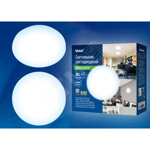 ULI-B311 26W/DW/33 RONDA Светильник LED накладной круг 6500K 1750Лм. Диаметр 330мм. белый | UL-00003369 | Uniel