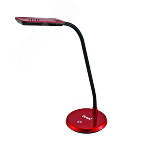 Светильник настольный TLD-510                     RED,LED-6W,550Lm,4500K,с диммером красный - UNIEL