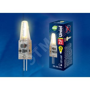 Лампа светодиодная LED 2Вт 220В G4 ww/g4/clsiz05tr - UNIEL