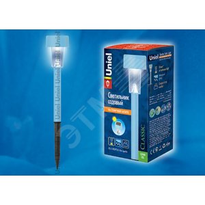Светодиодный садовый светильник USL-C-012/PT365 на солнечной батарее Blue sparkle Classic (07411) - UNIEL