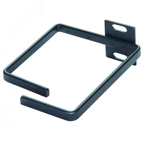 Кольцо металл, 76 x 90 мм, черный