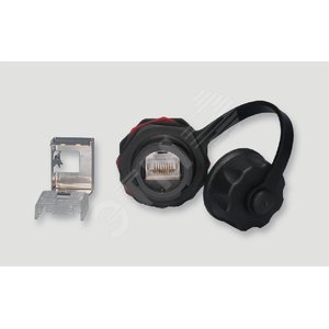 Модуль розеточный категории 6 FTP 1хRJ45 (16B-F6-67BL)