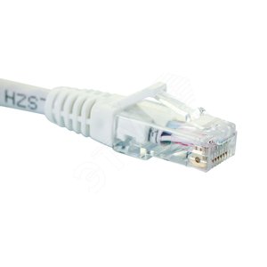 Патч-корд CAT6 U/UTP LSZH белый 1м