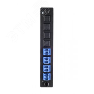 Комплект планка с адаптерами, 4 x LC дуплекс, OS2, | 38B-S2-2L-04BL | Eurolan - Eurolan