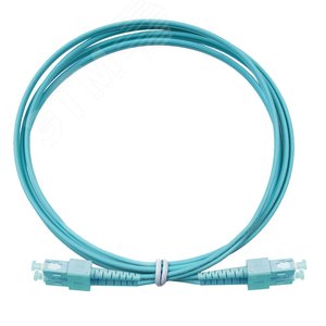 Шнур коммутационный оптический дуплексный 2х50/125 OM3 SC-SC (1.5м) - Eurolan