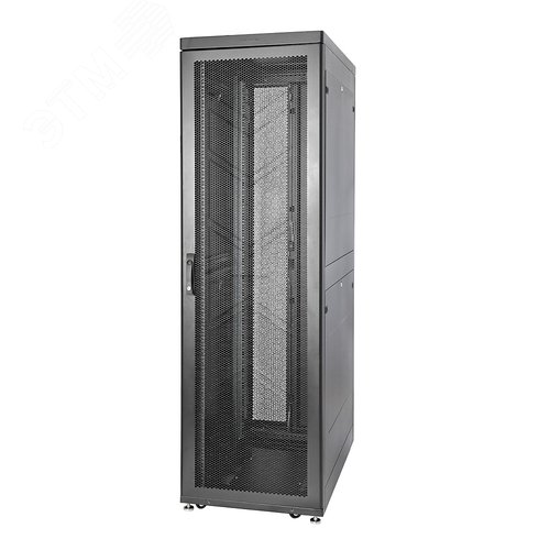 Шкаф Rackcenter D9000 42U 600 ? 1000, передняя дверь перф.1-ств., задняя дверь перф.2-ств., черный | 60F-42-6A-94BL | Eurolan - Eurolan