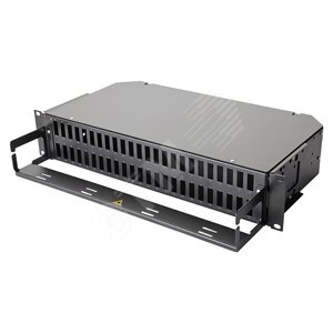 Панель коммутационная 19 дюймов 2U корпус 48 адаптеров 9/125 OS2 - Eurolan