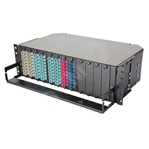 Панель коммутационная корпус 12 x 8 адаптеров 9/125 OS2 - Eurolan