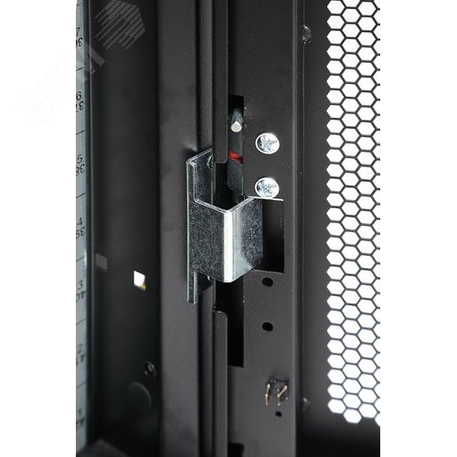 Шкаф Rackcenter D9000 48U 750 x 1200, передняя дверь перфорированная двустворчатая, задняя дверь перфорированная двустворчатая, без боковых стенок, черный - фото 2