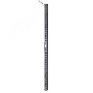Блок распределения питания PRO вертикальный 0U, 32/230, 21 C13 + 3 C19, IEC 309 2P+E, шнур 3м (60A-67-56-24BL) - Eurolan
