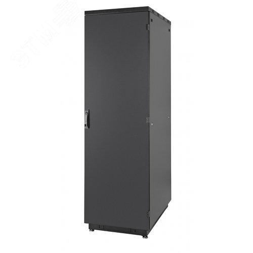 Шкаф Racknet S3000 42U 600 x 1000, передняя дверь металлическая одностворчатая, задняя дверь металлическая одностворчатая, черный - Eurolan