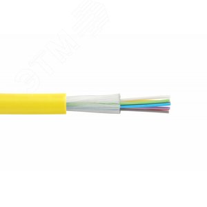 Кабель волоконно-оптический Т01 распределительный,внутренний, 24x9/125 OS2 нг(А)-HFLTx, плотный     буфер 900 мкм, желтый - Eurolan
