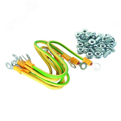 Набор проводов заземления, 4 провода 250 мм x 4,0 кв.мм, 4 провода 150 мм x 4,0 кв.мм