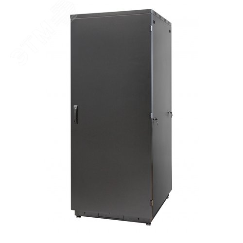 Шкаф Racknet S3000 47U 800 x 1000, передняя дверь металлическая одностворчатая, задняя дверь металлическая двустворчатая, черный - Eurolan