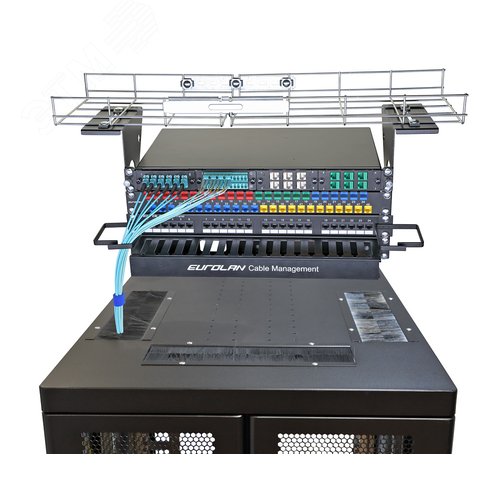 Шкаф Racknet S3000 42U 800 x 1000, передняя дверь перфорированная двустворчатая, задняя дверь перфорированная двустворчатая, черный 2