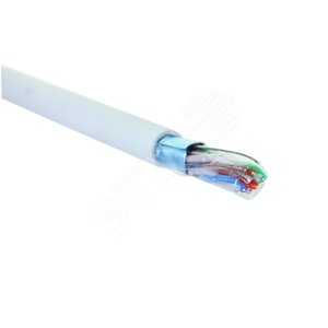 Витая пара F/UTP категория 5e 4 пары LSZH внутренней прокладки белый (305м)