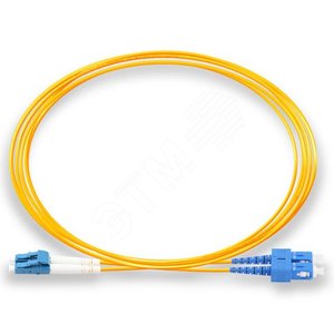 Шнур дуплексный коммутационный 2х50/125 SC-LC (0.5м) - Eurolan