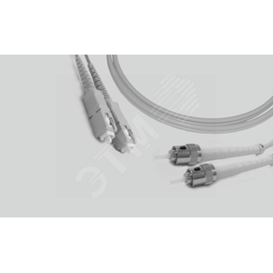 Шнур коммутационный оптический дуплексный 2х50/125 OM2 SC-ST 2 м - Eurolan