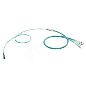 Фэнаут-сборка гидра 12xLC на 1xMTP(12) (male) OM4 5.0м выносы 0.5м серия 20 (43H4012M1LC0050EMA20D) - Eurolan