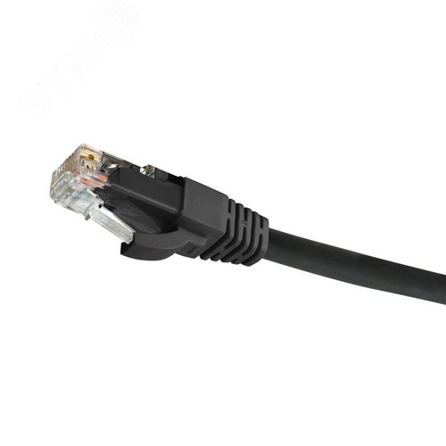 Патч-корд CAT6 U/UTP LSZH черный 3м - Eurolan