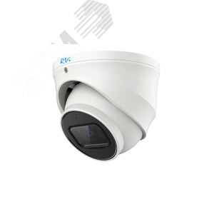 Видеокамера 5МП IP c ИК 50м 2,8мм MicroSD, до 256 ГБ IP67  (-40…60) Бел. (RVi-1NCE5336 (2.8) white) - RVi
