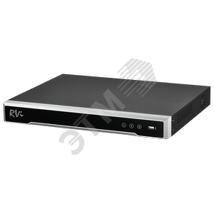 Видеорегистратор IP 16-ти канал.  160 Мбит/с 8 Мп (2NR16240) - RVi