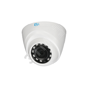 Видеокамера 1Мп AHD/CVBS/CVI/TVI с ИК 2,8мм   (-40С…+60С) бел. (1ACE100W) - RVi