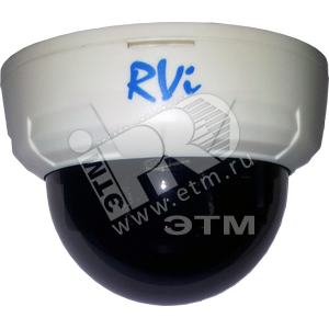 Видеокамера RVi-27W (3.6)                         цветная 650 ТВЛ DC 12 В,RVi-27B(3.6) (белый) - RVi