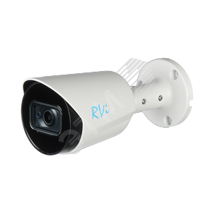 Видеокамера 8Мп AHD/CVBS/CVI/TVI с ИК 2,8мм  IP67 (-40С…+60С) бел. (1ACT802AW) - RVi