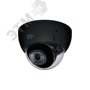 Видеокамера 4МП IP c ИК 50м 2,8мм MicroSD, до 256 ГБ IP68 IK10 (-40…60) Бел. (RVi-1NCD4368 (2.8) black)