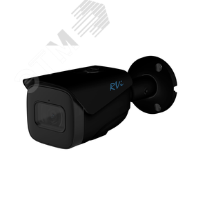 Видеокамера 4МП IP c ИК 50м 2,8мм MicroSD, до 256 ГБ IP67  (-40…60) Черн. (RVi-1NCT4368 (2.8) black) - RVi