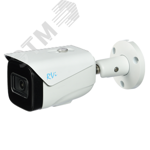 Видеокамера 8МП IP c ИК-подсветкой до 30м 2,8мм IP67 (RVi-1NCT8348 (2.8) white) - RVi